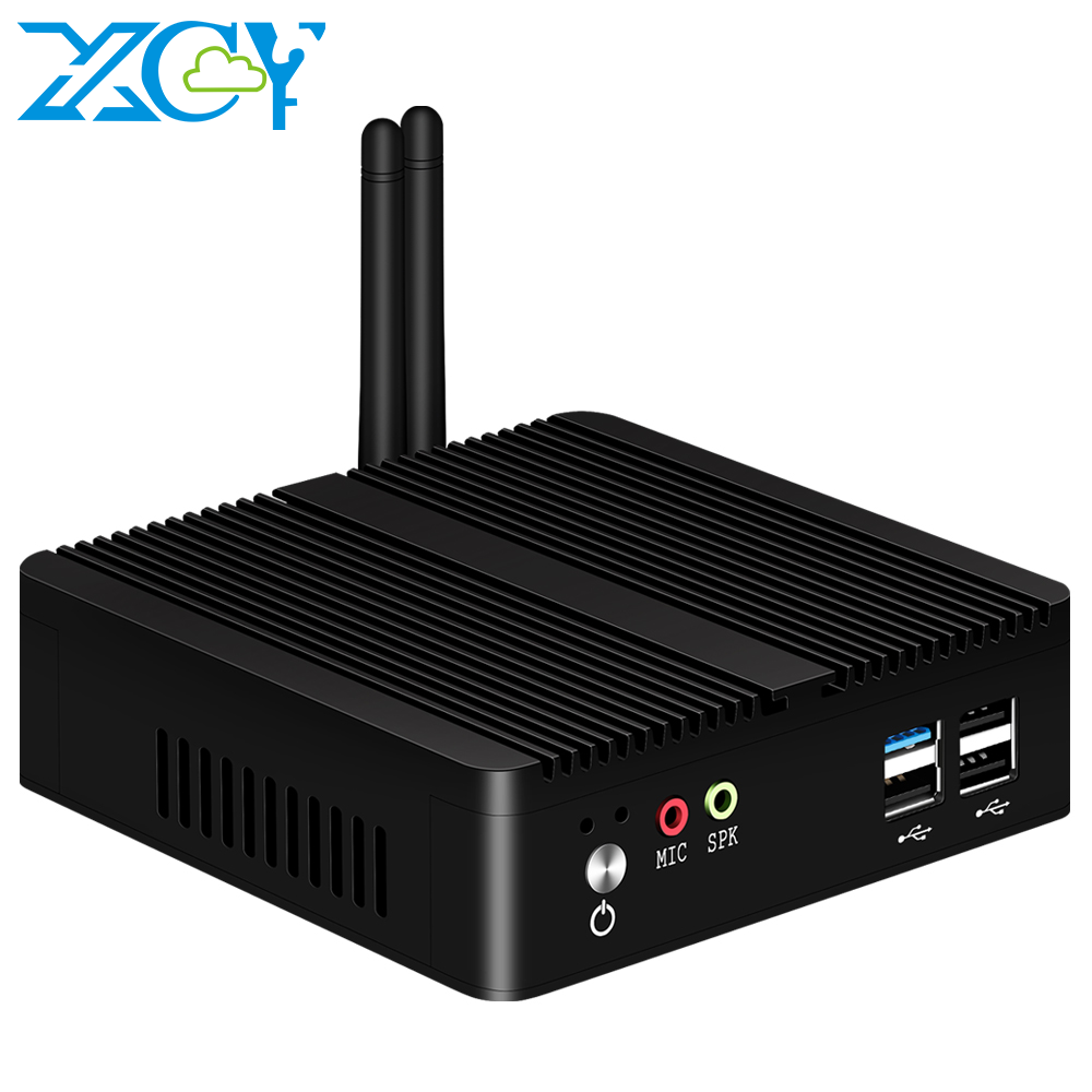 Thin Client Mini Pc - XCY Fanless Mini PC Intel Celeron