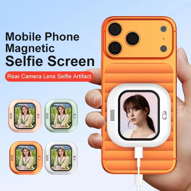 Document Holder Monitor - Magnetic Phone Vlog Selfie Monitor Screen