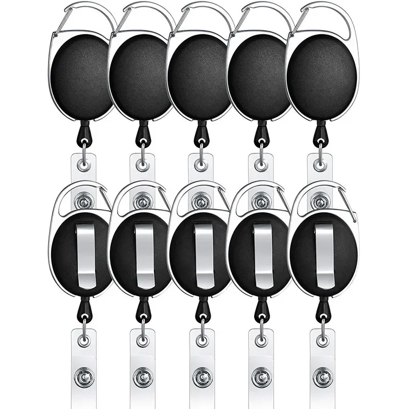 Document Holder Monitor - 5PCS Retractable Reel ID Lanyard Name