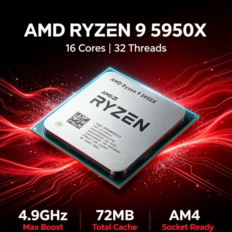 Amd Cpu Ryzen 9 - AM4 Processor AMD Ryzen 9 5950X