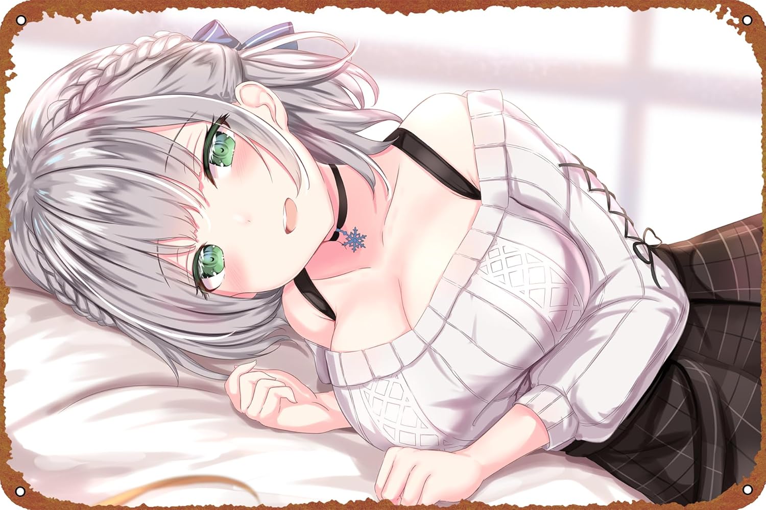 Skirt Green Eyes White Hair Vi - Office Youtuber review and price