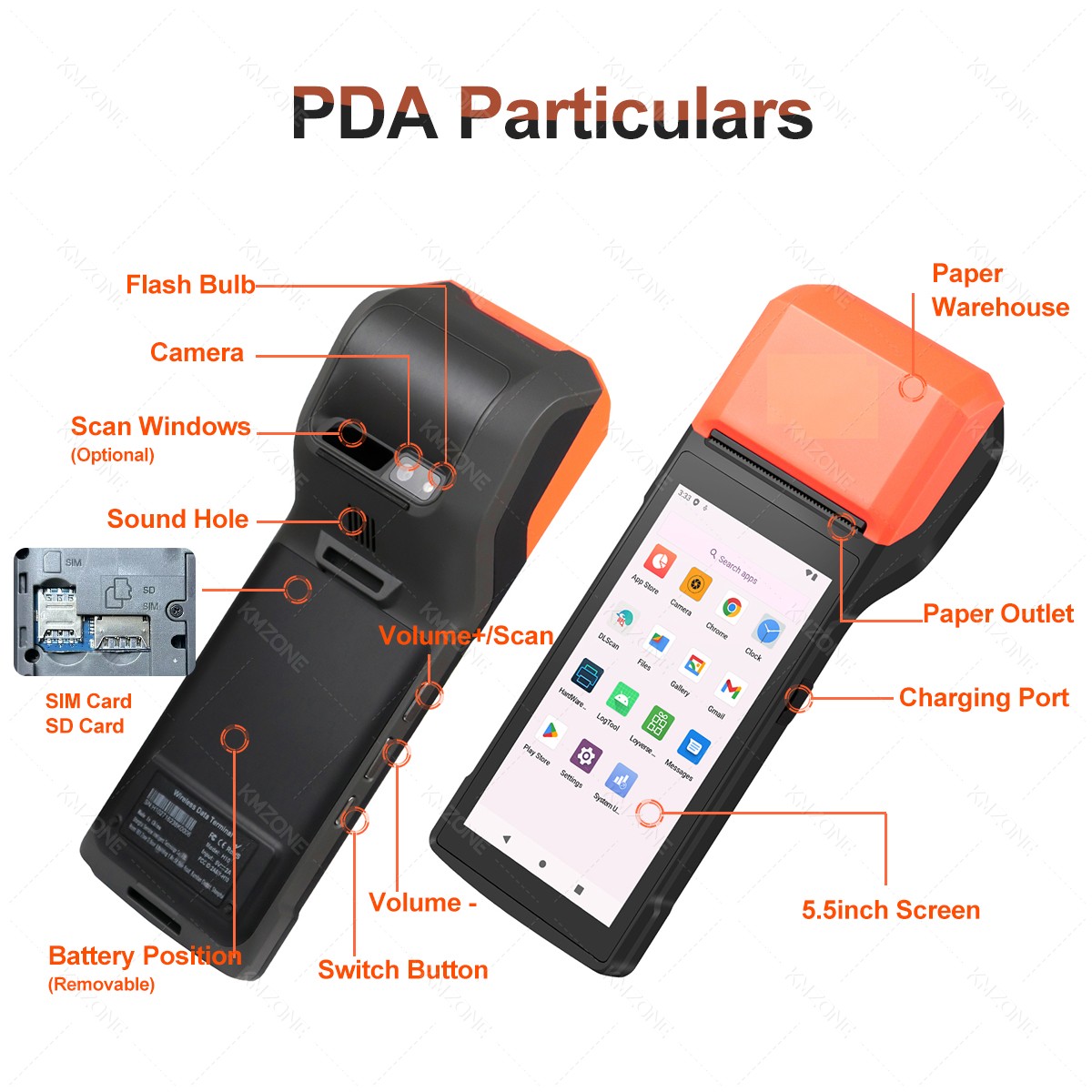 Handheld Android 13/14 PDA Pri - Pos Terminal Android review and price