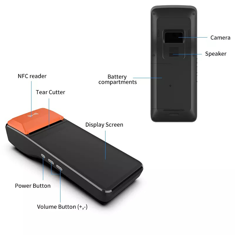 Mobile Billing Pos Machine 3G  - Pos Terminal Android review and price