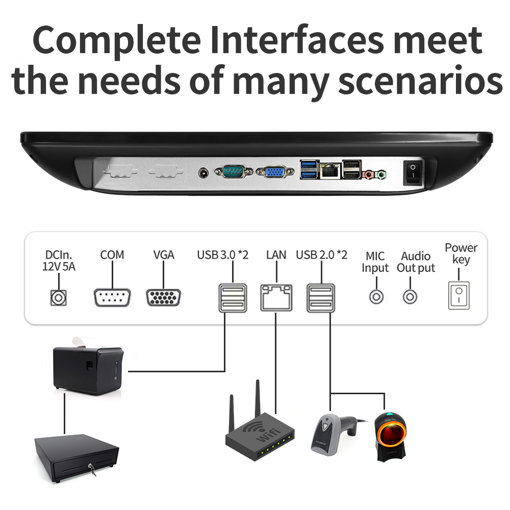 Desktop POS Computer Cash Regi - Cash Drawer Pos review and price