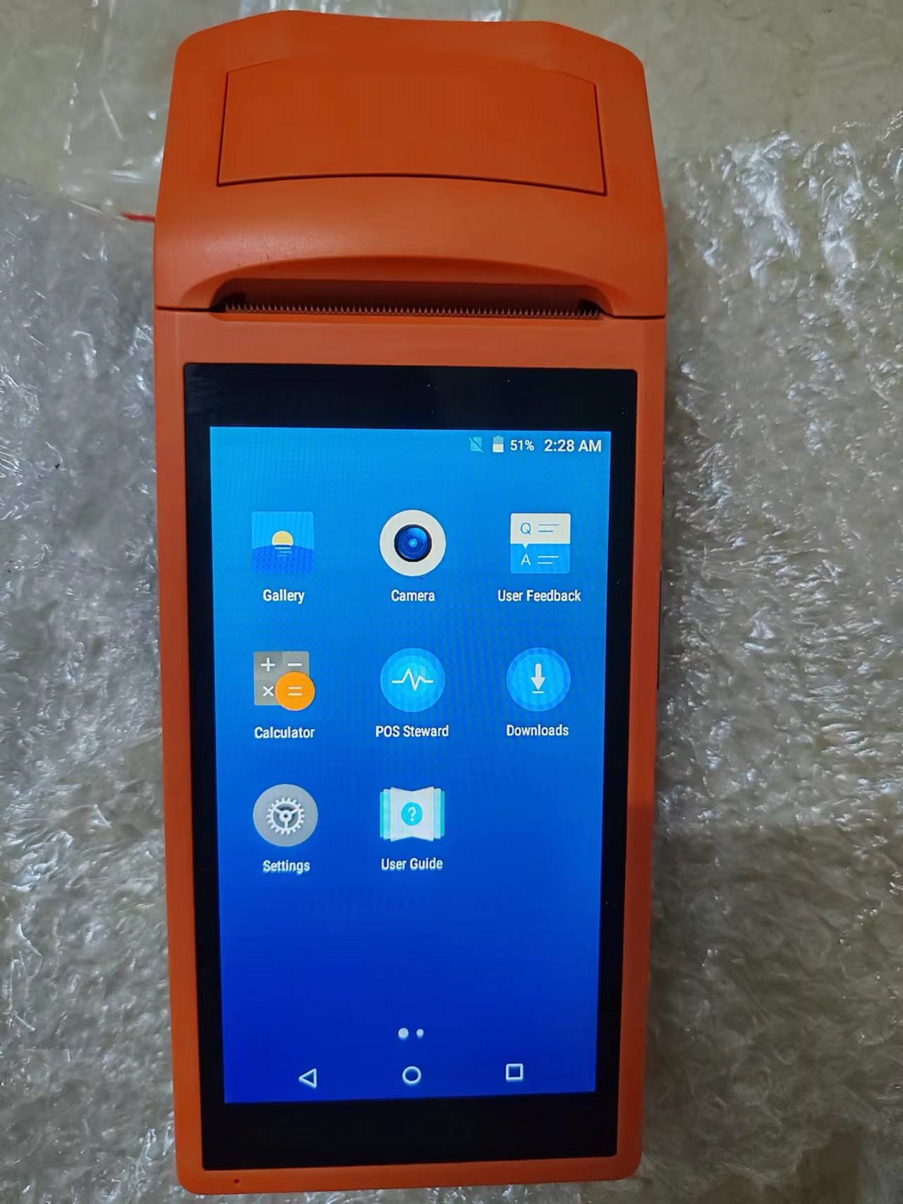USED V1 Android 5.1 WCDMA 3G P - Pos Terminal Android review and price