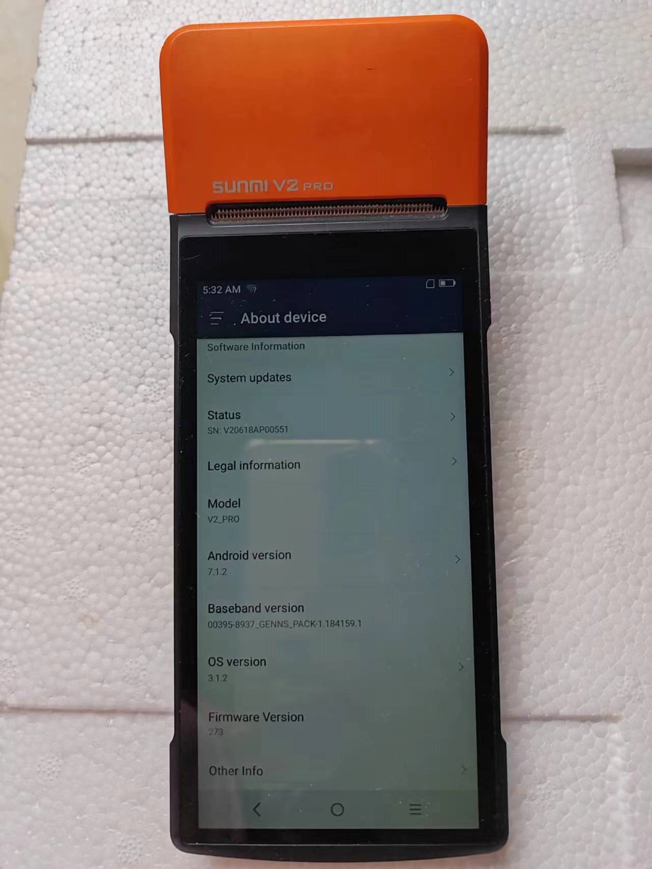 Used  V2 Pro  Android 7.1 POS  - Pos Terminal Android review and price