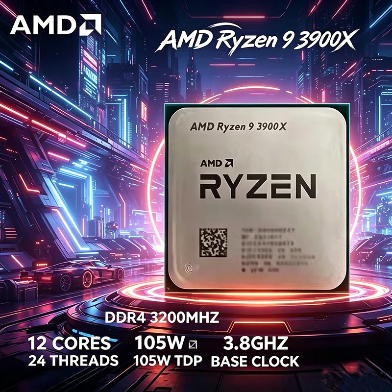 AMD Ryzen 9 R9 3900X CPU 12-Co - Amd Cpu Ryzen 9 review and price