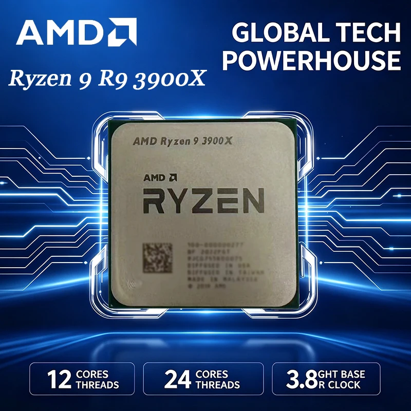AMD Ryzen 9 R9 3900X CPU 12-Co - Amd Cpu Ryzen 9 review and price