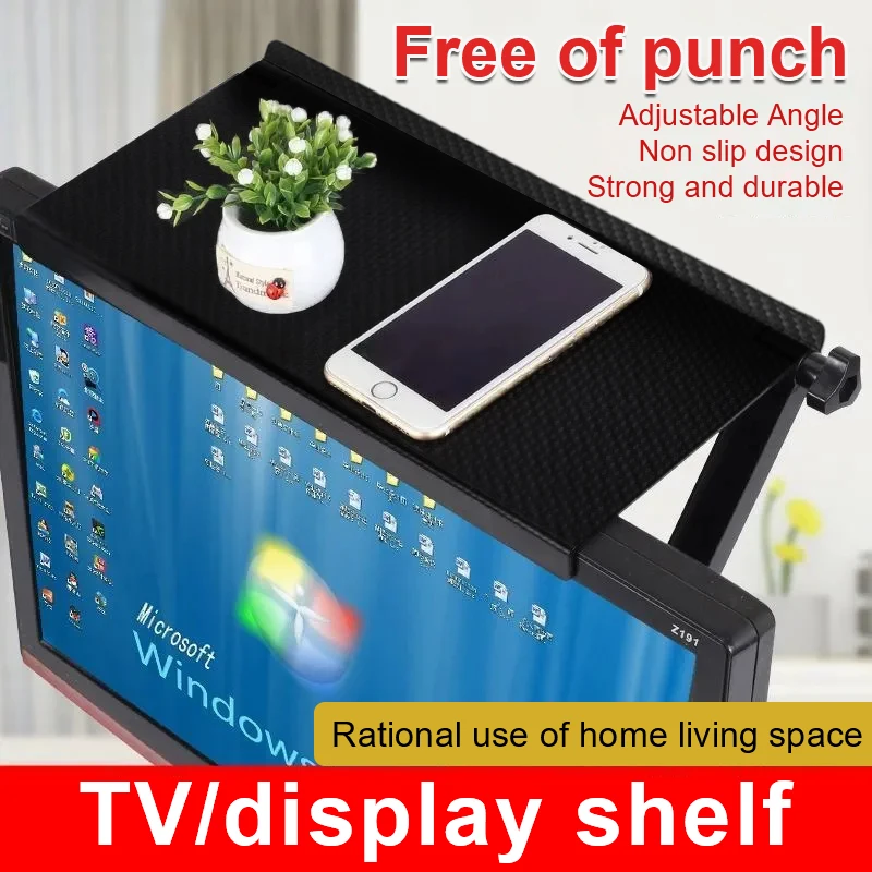 TV Screen Top Storage Shelf Ad - Document Holder Monitor review and price