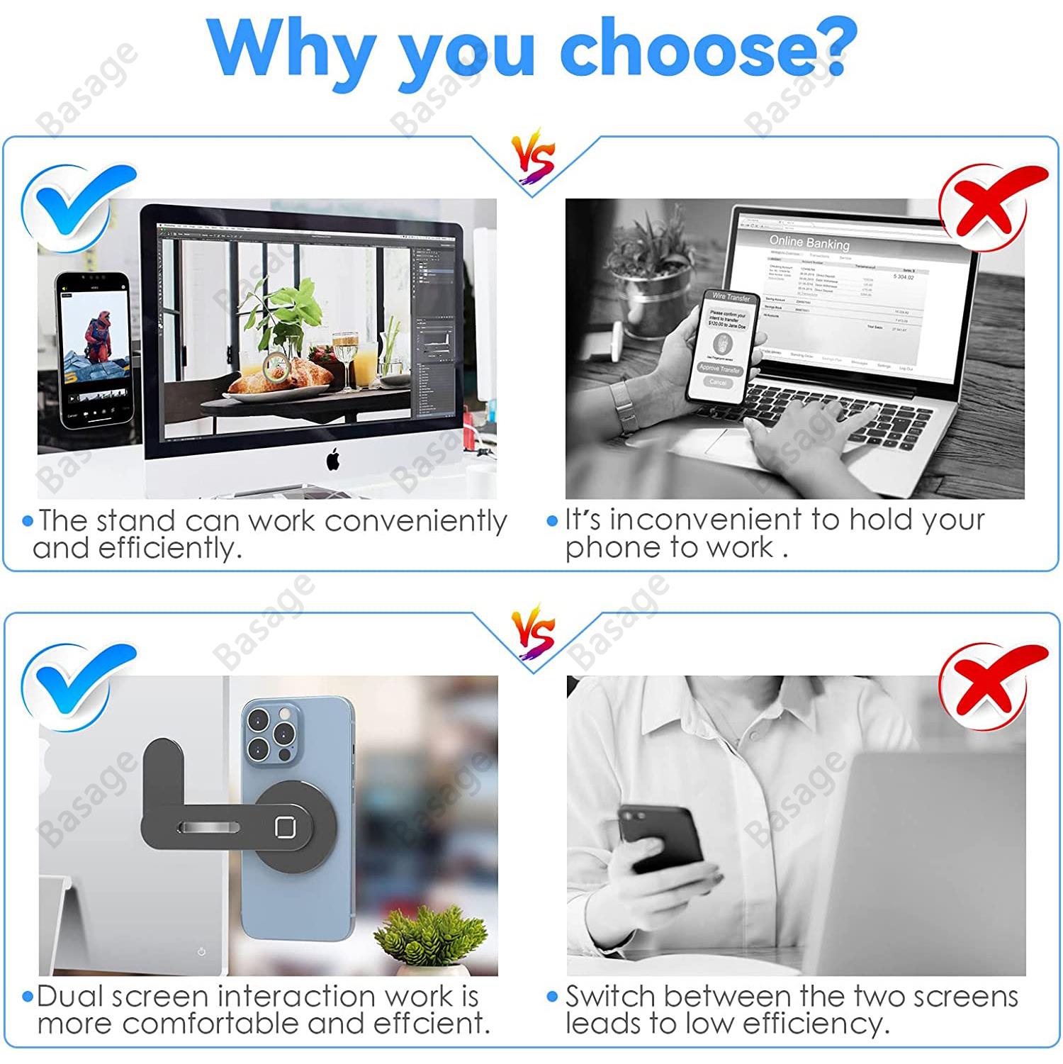 Magnetic Laptop Phone Holder C - Document Holder Monitor review and price