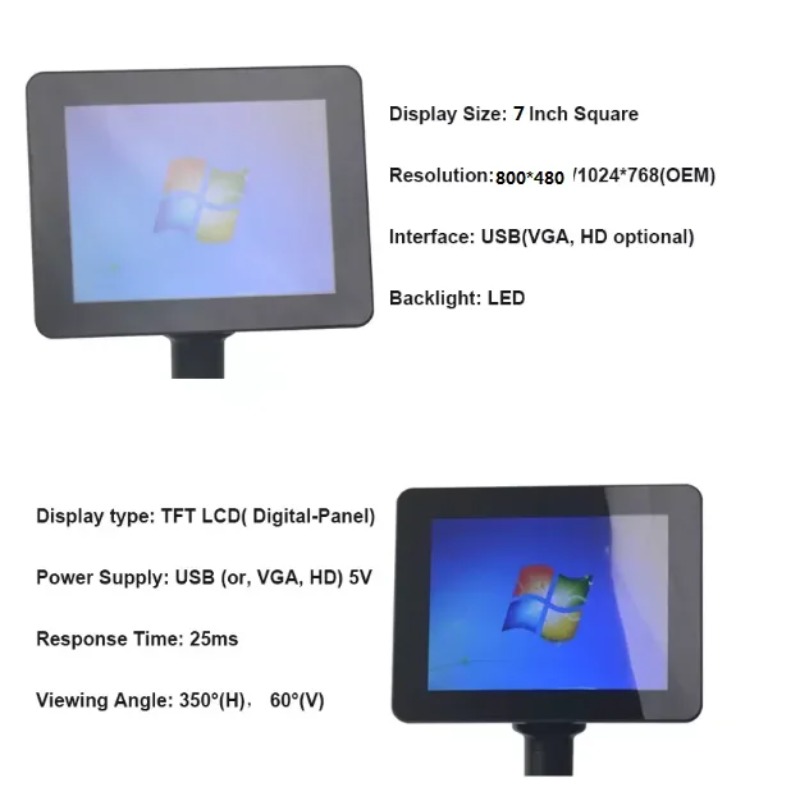 #Supermarket use 8 inch USB po - Pole Display Customer review and price