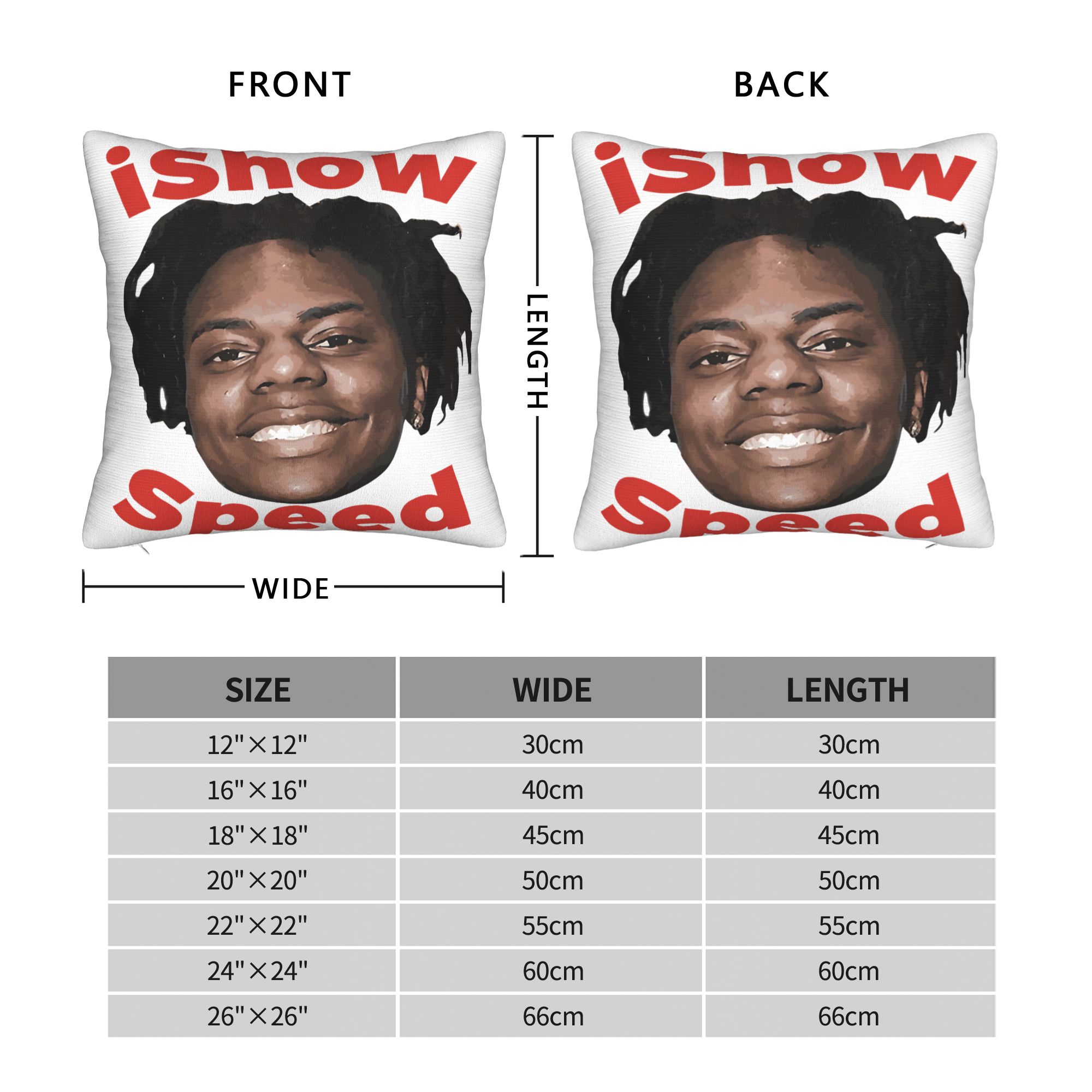 Pillow Cover Funny Ishowspeed  - Office Youtuber review and price