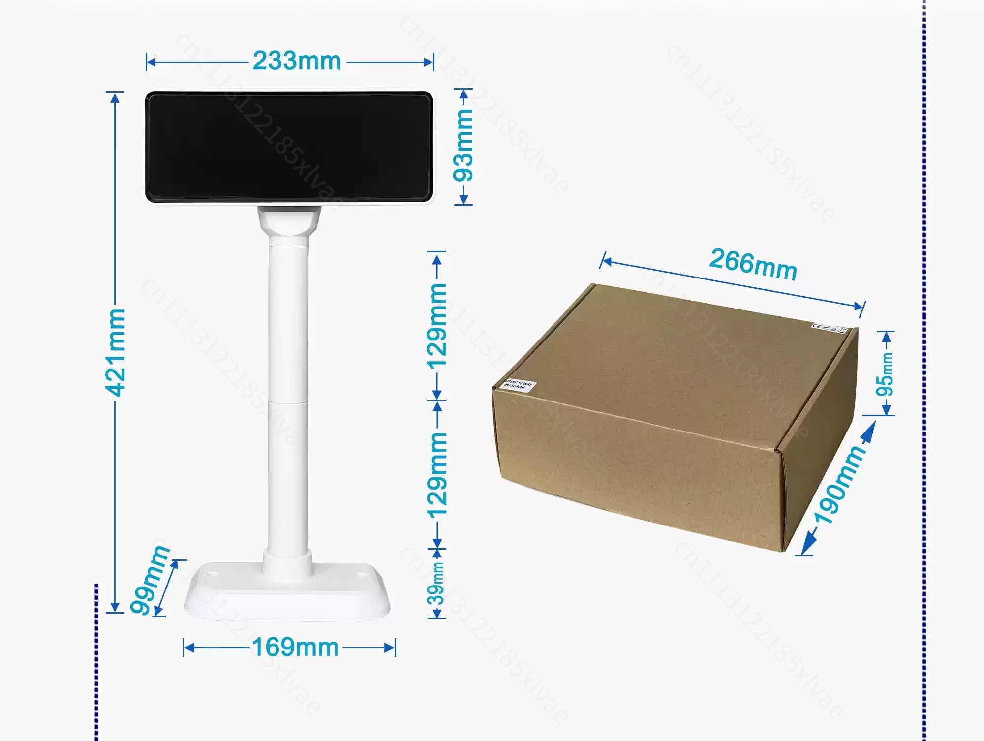 USB Port Dual Black White Cust - Pole Display Customer review and price