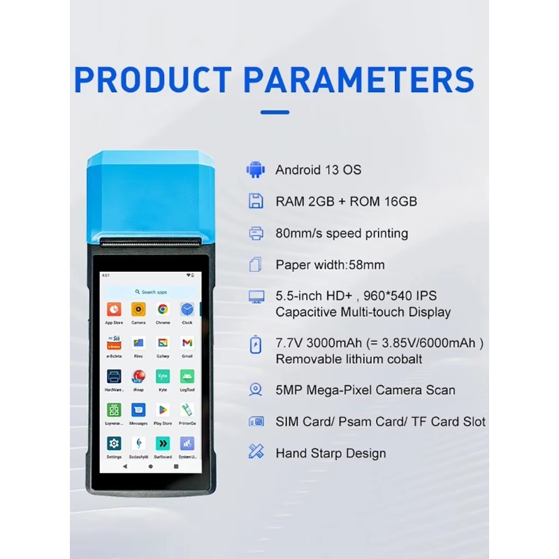 Android 13 Mobile Handheld POS - Pos Terminal Android review and price