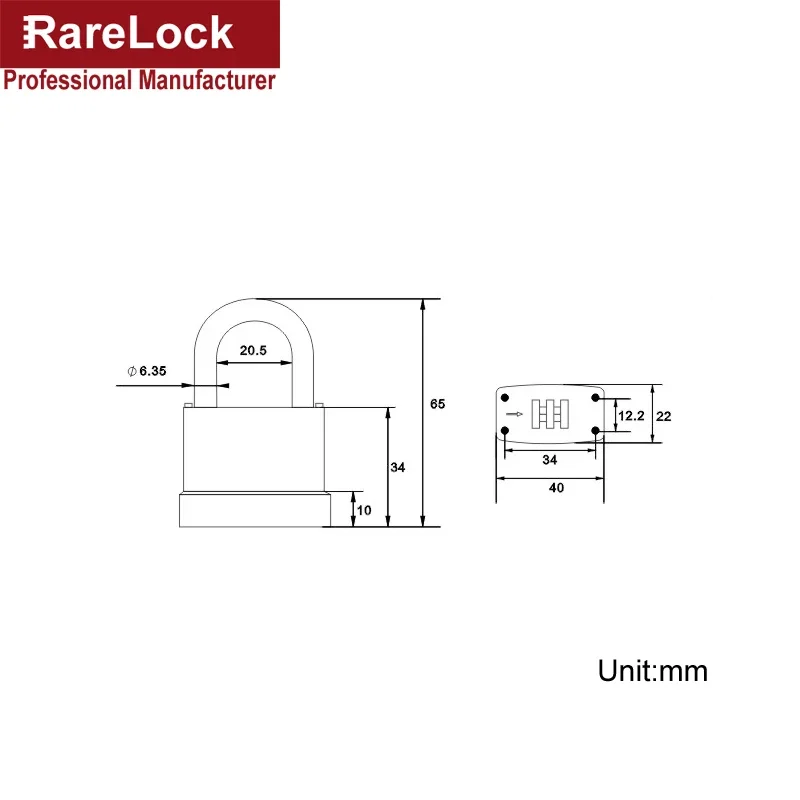 Combination Padlock 3 Digit Pa - Cash Drawer Pos review and price
